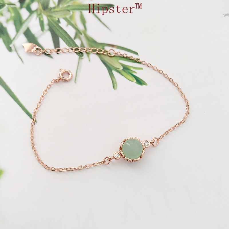 New Hot Fashion Exquisite Green Ross Quartz round Bracelet