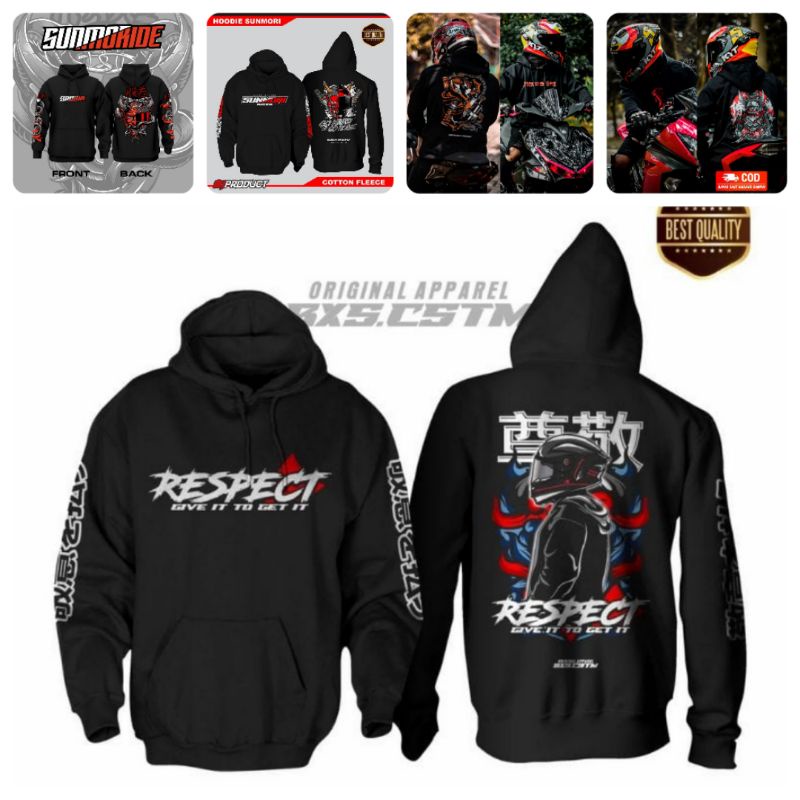 Jaket Sweater Hoodie Original Respect high premium distro