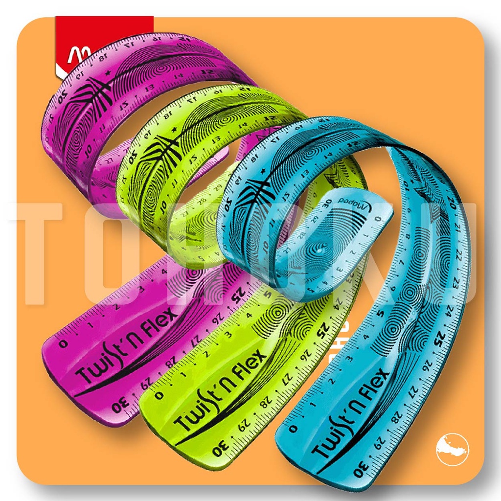 

Penggaris Flexible - Maped Twist n Flex Original Ruler 30cm