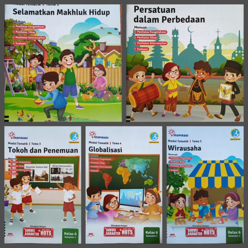 

Lks Tema kelas 6 SD/MI Semester 1 Warna Mukti grafika