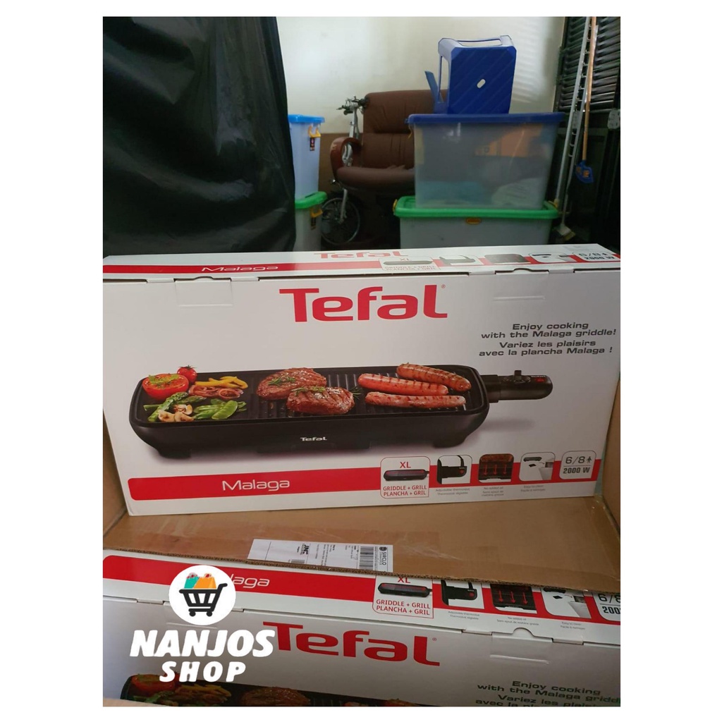 Tefal Malaga Successor Grill Electric Grill Pan Panggangan BBQ Griller