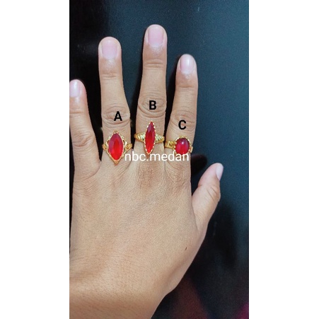 Cincin replika mas 24k lilit empat, lilit dua ,awet,bisa disepuh ulang, cincin A,B, C,E ,F free size bisa dibesar kecilkan