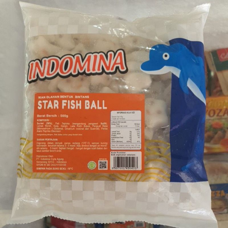 

Indomina Star Fish Ball 500gr