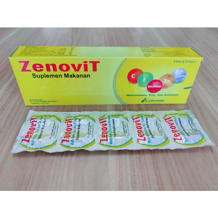 TERLARIS Zenovit Multivitamin + Zinc (Isi 60 Kapsul)