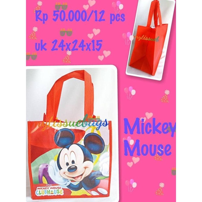 

Premium Product!!! Tas Ultah Mickey N Friends/Souvenir Ulang Tahun Mickey - Paling Diminati
