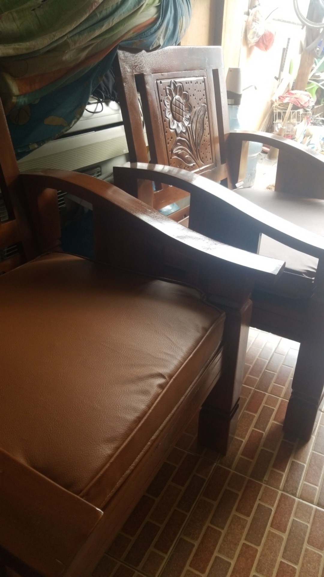 Sofa L Sudut Kayu Minimalis Full Kayu + Meja / Jok Sofa Bisa Dilepas (promo Harga)