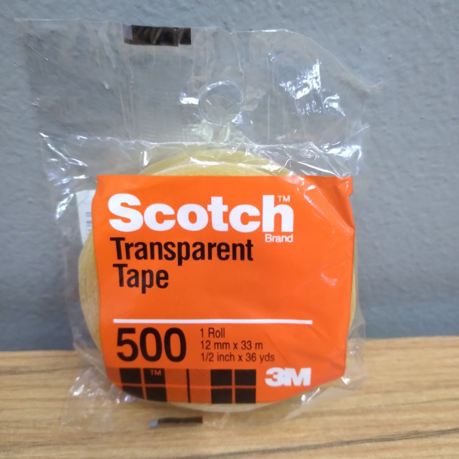 

3M scotch transparent tape 500 12mm x 33M