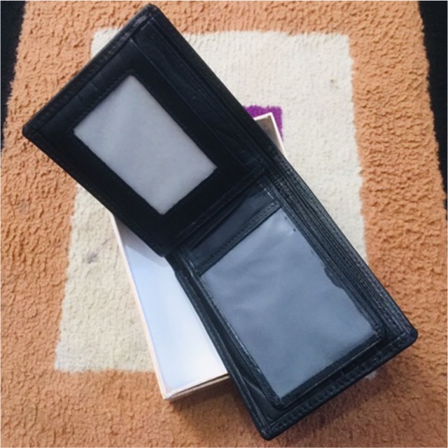 dompet elegan model lipat dua horizontal bahan kulit asli berkualitas lokal #dompet #dompetpria #dompetcowok #dompetkulit