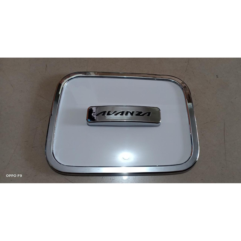 TCH- TGFRSA - AVANZA NEW TANK COVER HYBRID AVANZA LAMA PUTIH LOGO HITAM TANK COVER AVANZA VVTI/NEW A