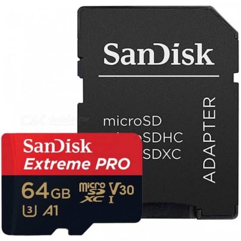 MEMORY SANDISK EXTREME A2 MICRO SD 64GB
