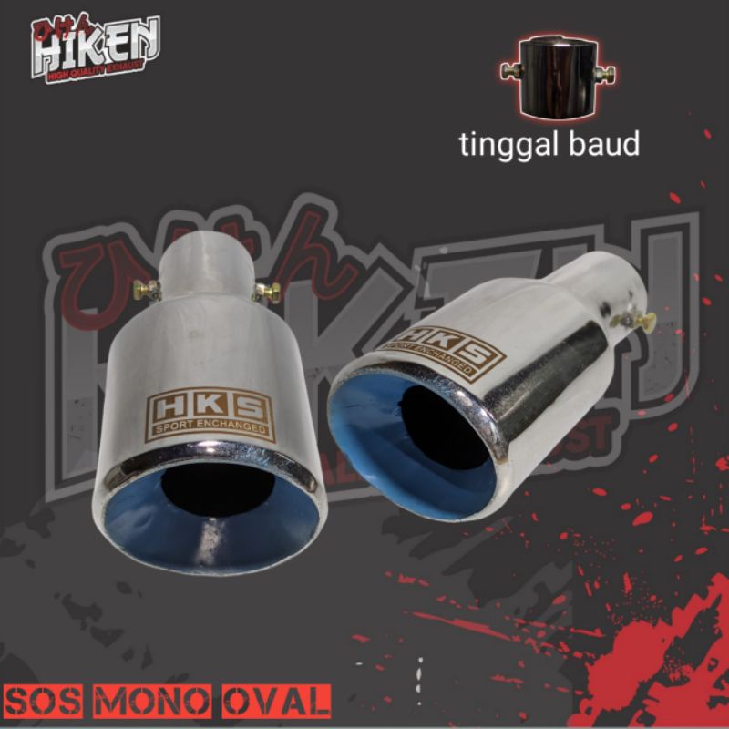Knalpot mobil sos/suoss mono suara wozzzz untuk mobil bensin dan solar