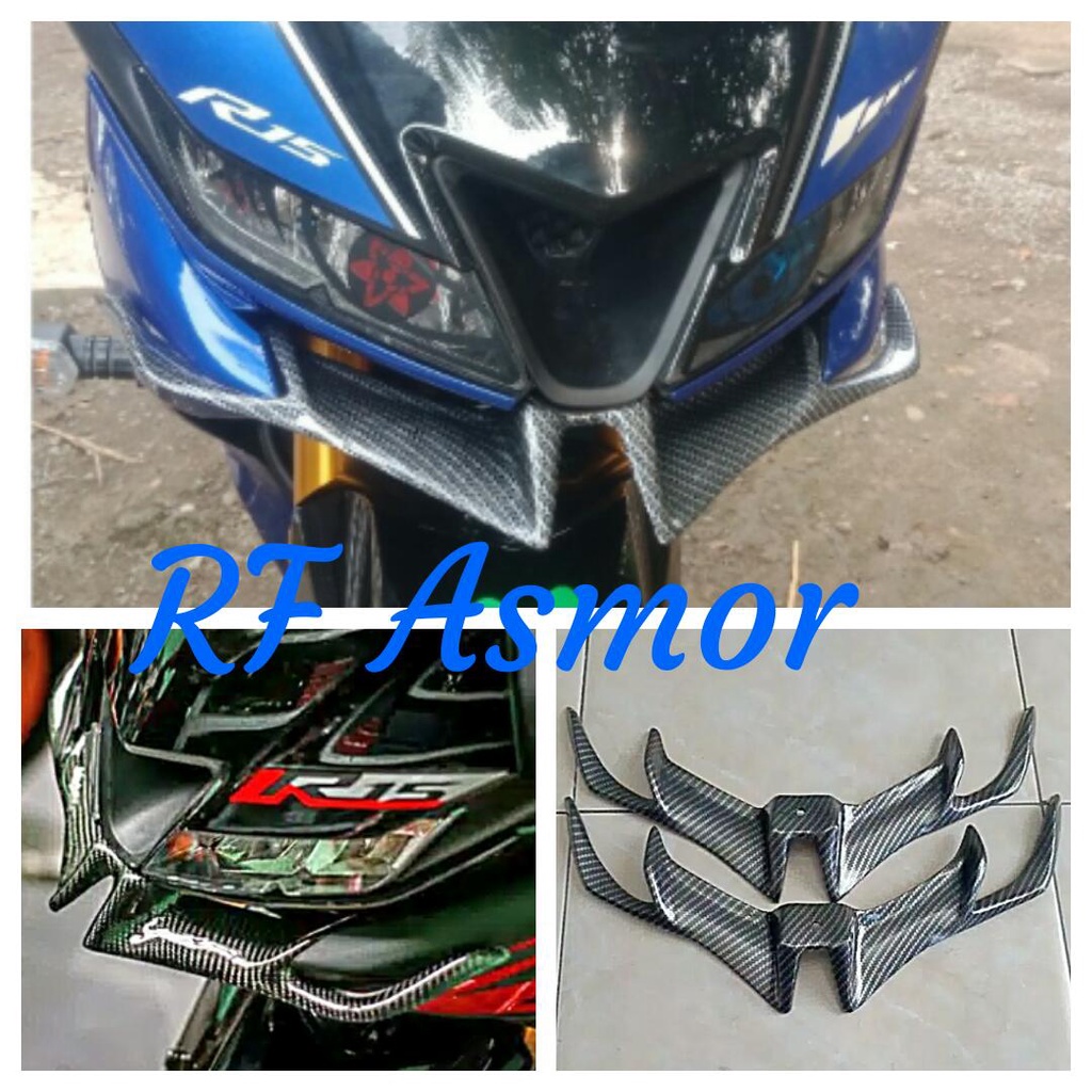 Winglet Karbon Yamaha All R15 / Winglet Carbon R15 All  / V1 / V2 / V3