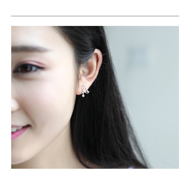 Anting Tusuk Sterling Silver 925 Hypoallergenic Mewah Untuk Wanita