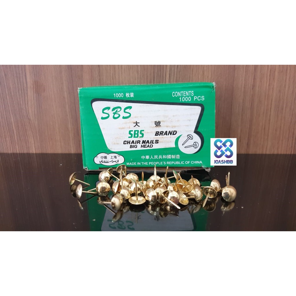 Paku Payung Besar 5/8&quot; (1.6cm) isi 900 - 1000buah / Paku Pines / Chair Nail