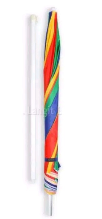 Payung Tenda Pantai 280cm Pelangi Besar Jumbo