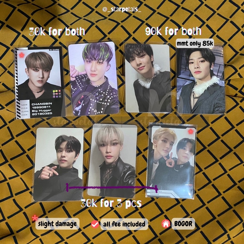 Official Photocard PC Stray Kids SKZ Album Oddinary ID Frankenstein Scanning Ver Changbin Felix Seun