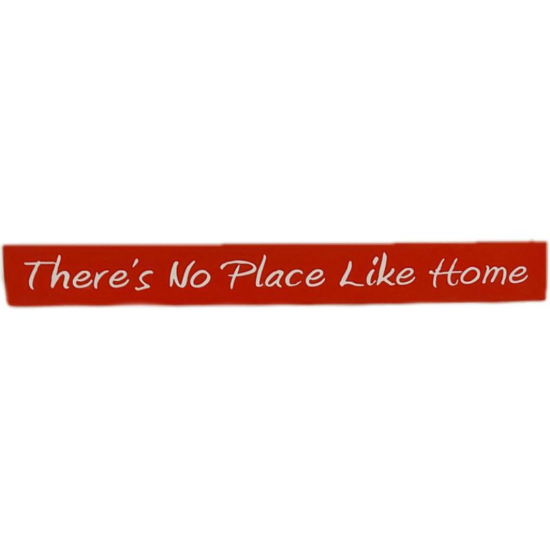 PAJANGAN HIASAN DINDING THERES NO PLACE LIKE HOME 40 x 2 x 4.5 cm