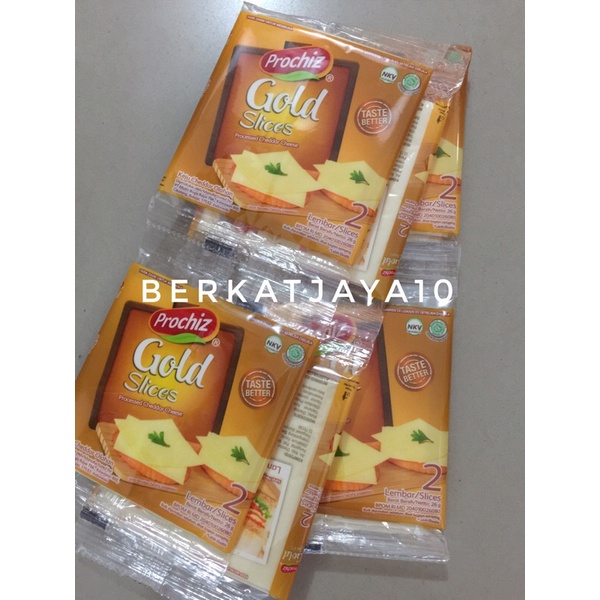 

Keju Prochiz gold Slice 1 renceng isi 8x2 lembar Cheese Slices