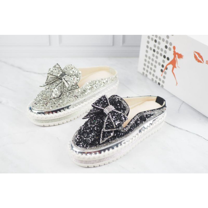 SANDAL SLIP ON WANITA IMPORT SOFIYA 1190-4 TERBARU