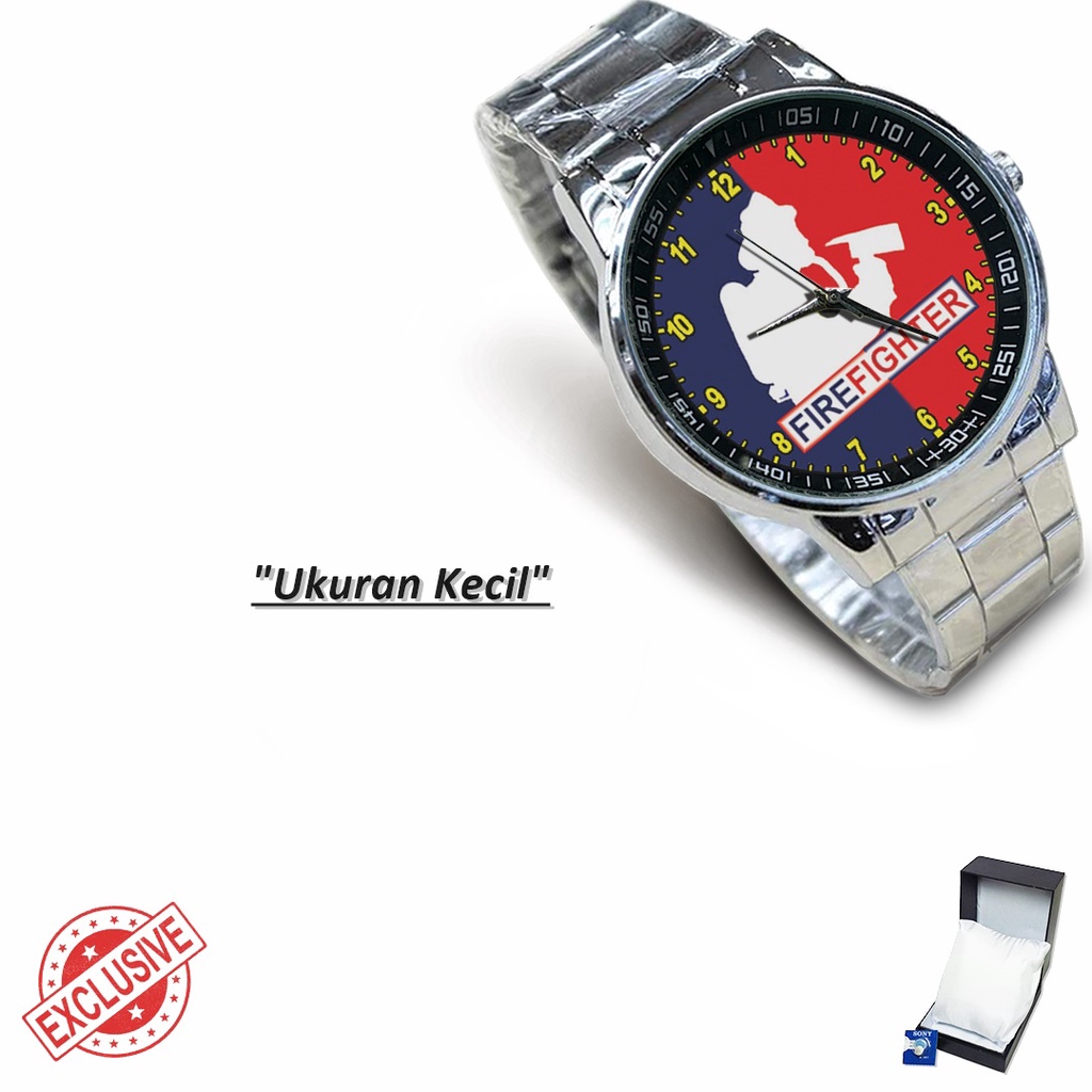 Jam Tangan Rantai Couple FIRE FIGHTER 02 (Cool)