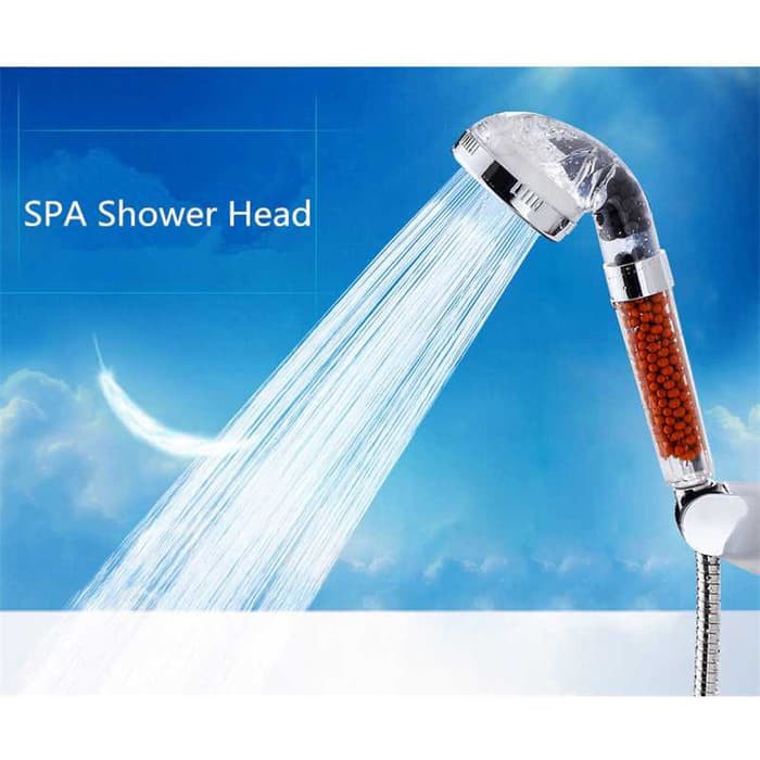 Kepala Shower Filter Aerator 4in1 Mineral Ion Pressure Shower Head SPA