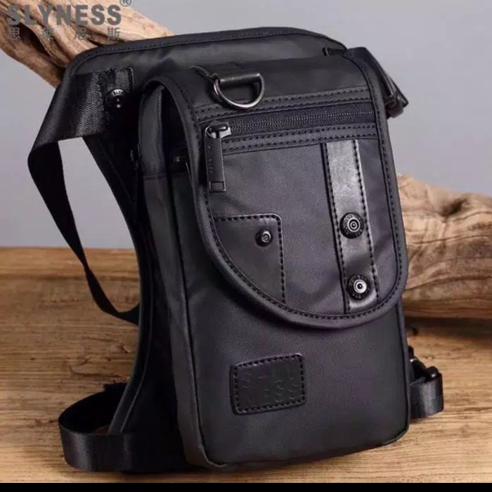 TAS SELEMPANG PRIA KULIT TAS PAHA TOURING TAS SLINGBAG WAISTBAG