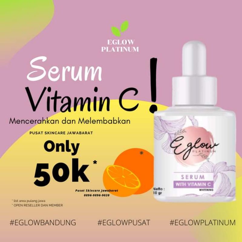 READY serum Eglow platinum //serum eglow Original 100%