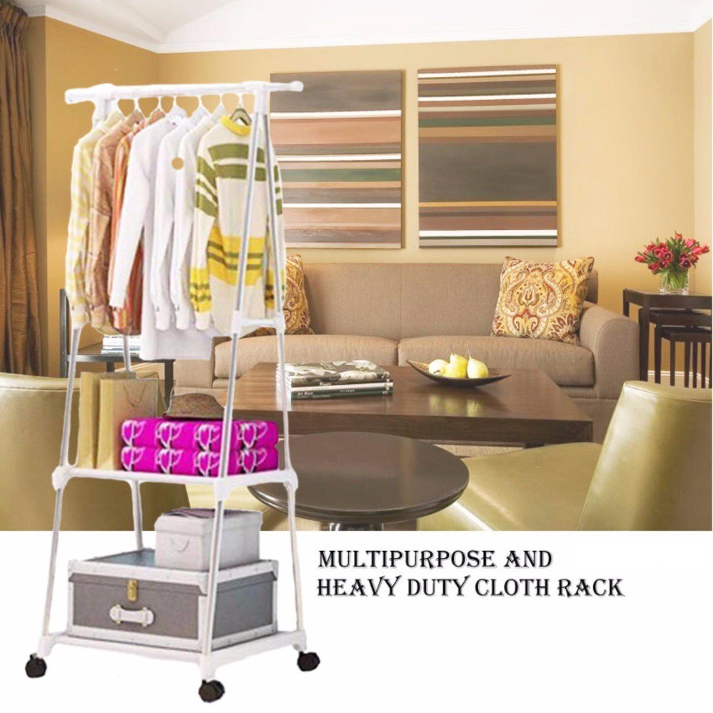 MULTIPURPOSE DURABLE CLOTH RACK - SERBAGUNAMULTIPURPOSE