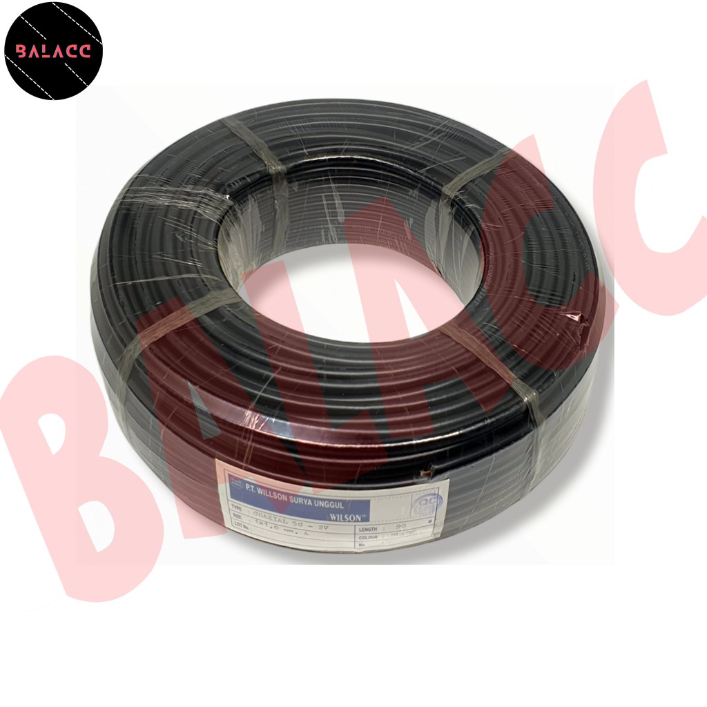 Kabel Antena 5C RG-6 Wilson Tembaga Murni 90 Meter Kabel RG6 90m