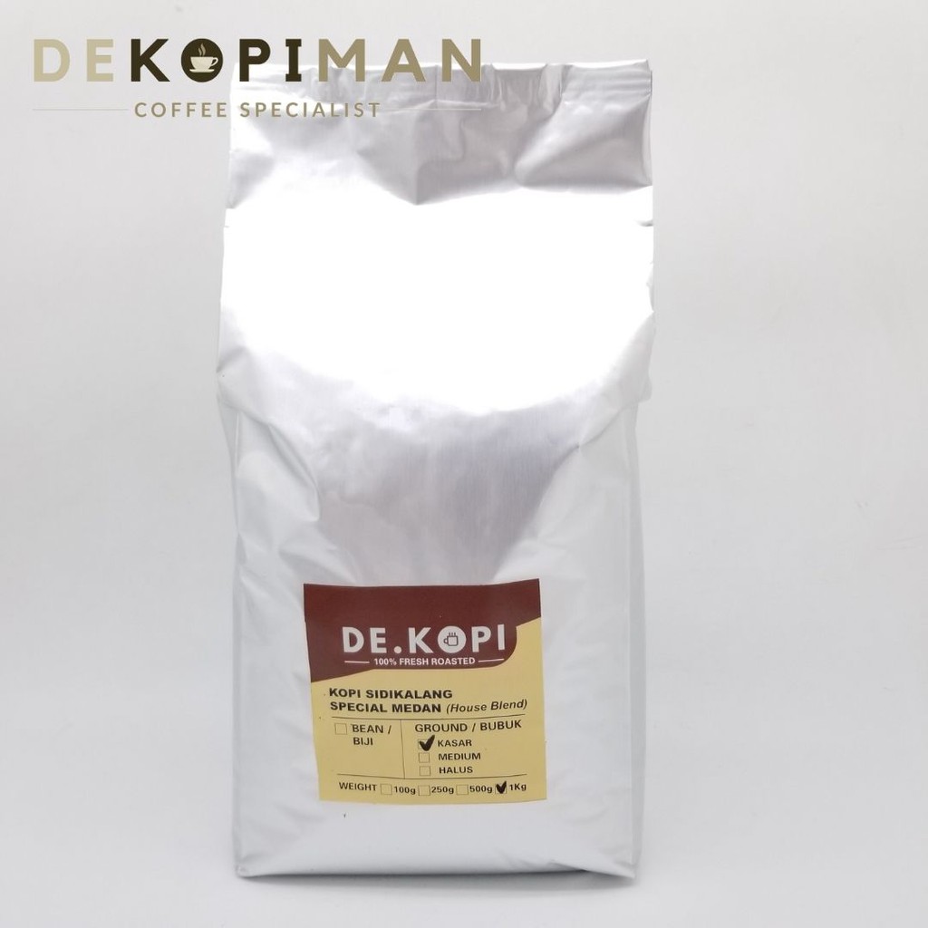 

Kopi Bubuk Sidikalang Special Robusta Medan 1 Kg Fresh Roasted Sangrai Wangi Semerbak Jamin Original
