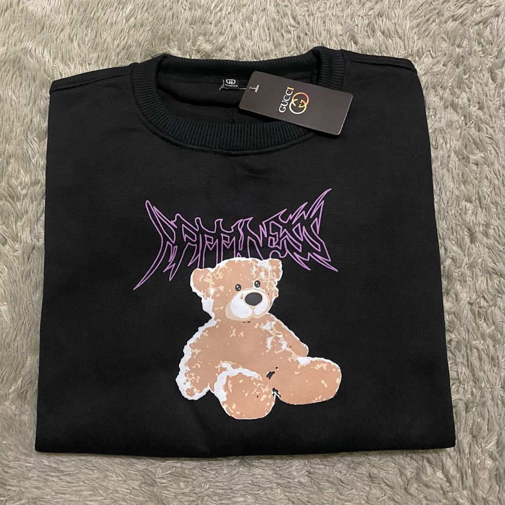 Crewneck Sweater Gucci Bear X Premium Quality