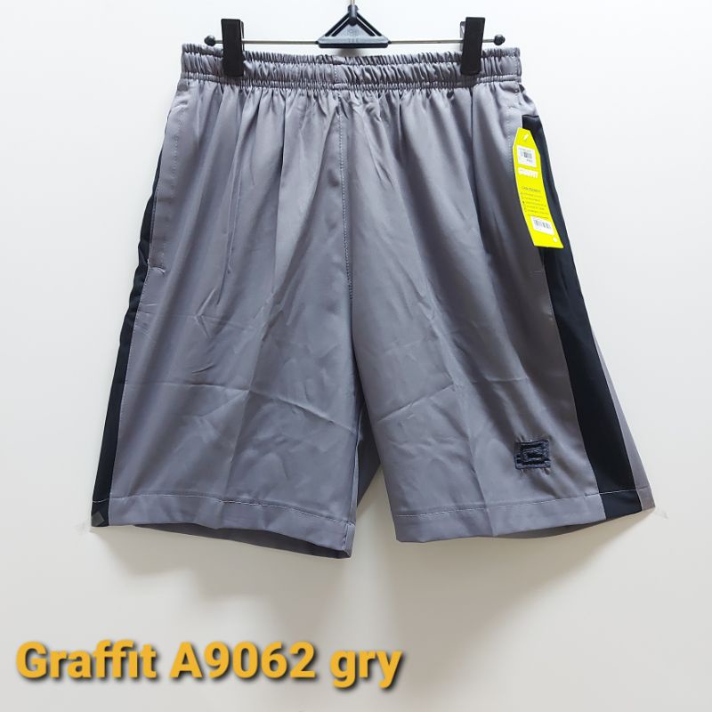 CELANA OLAHRAGA PENDEK GRAFFIT A9062 GRAY ORIGINAL