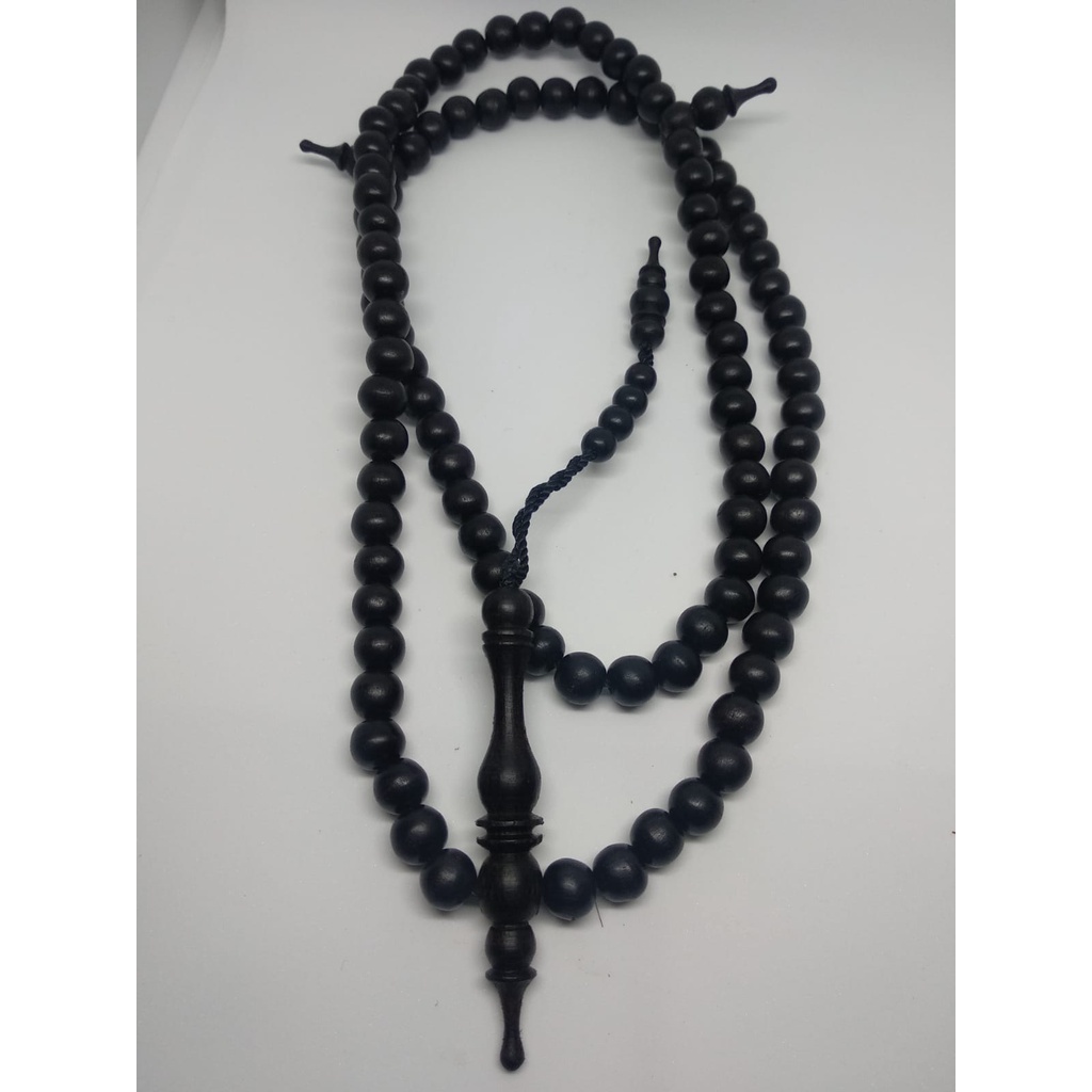 Tasbih kayu galih kelor hitam asli 8mm tasbeh 99 Tenggelam Dalam Air