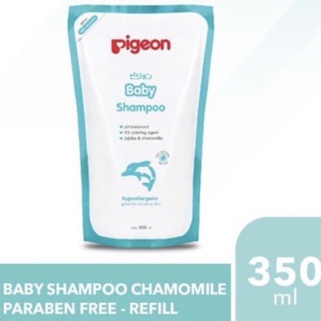 Pigeon Baby Shampoo 350ml Refill - Pigeon Shampo Bayi