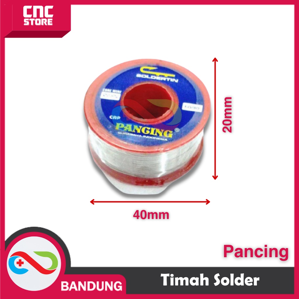 TIMAH SOLDER ROLL KECIL PANCING DIAMETER 0.8 PANCING  1 ROLL 10 METER 10M