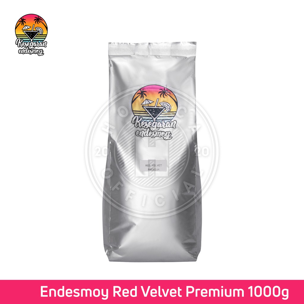 

KESEGARAN ENDESMOY BUBUK MINUMAN RASA RED VELVET MILK SHAKE 1KG / MILKSHAKE 1 KG