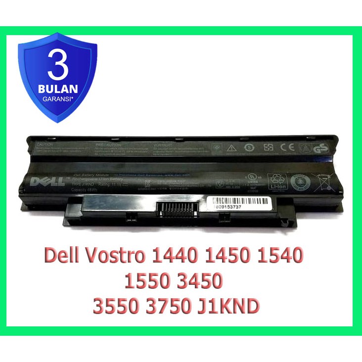 Baterai Original Dell Vostro 1440 1450 1540 1550 3450 3550 3750 J1KND