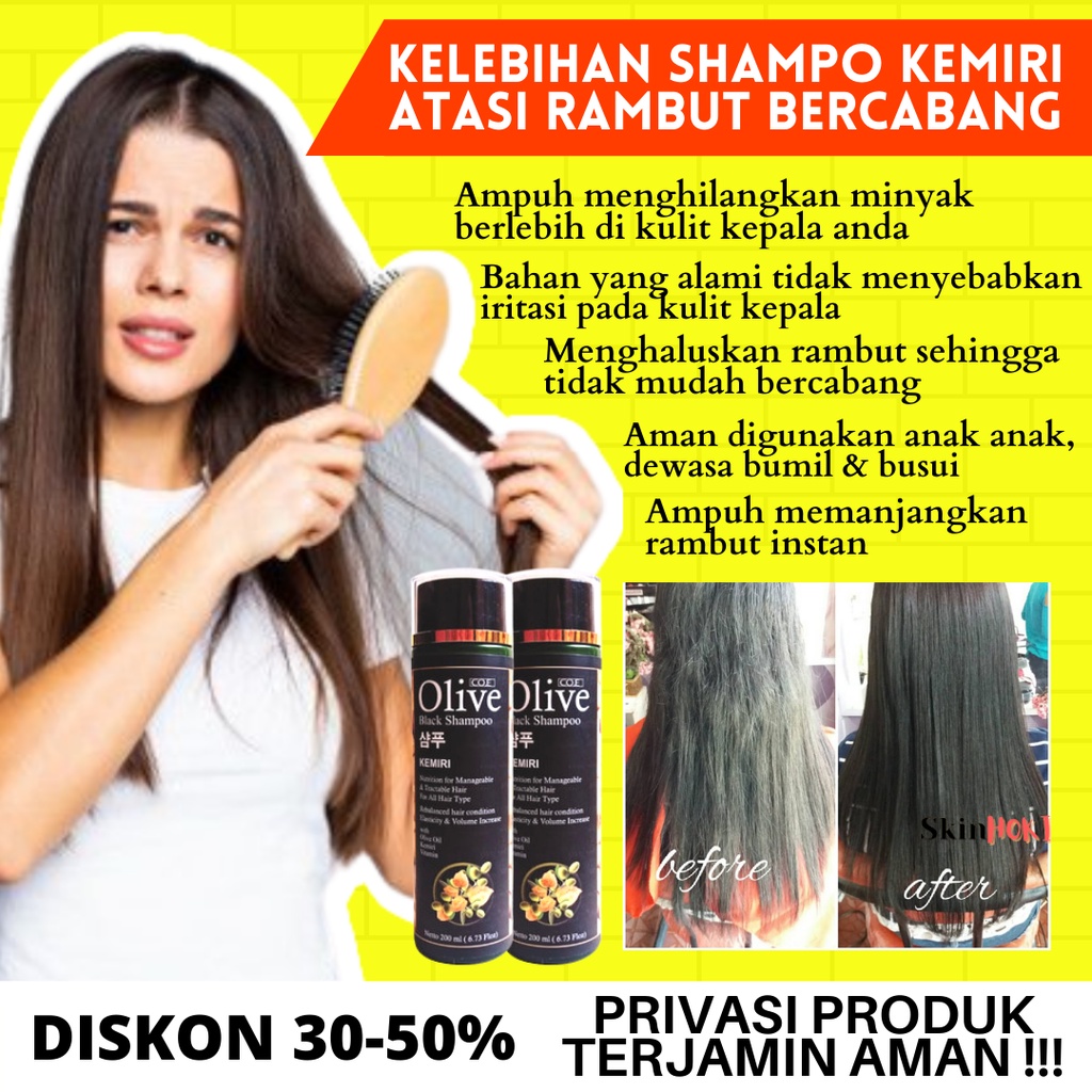 PELURUS RAMBUT PAKET OLIVE PERAWATAN RAMBUT RUSAK &amp; KERING PAKET SERIES OLIVE SYB SAMPOO &amp; CONDITIONER ORIGINAL BPOM