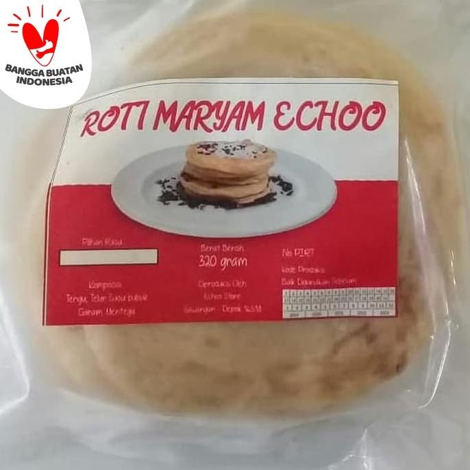

Roti Maryam Cane isi 5 Original (Plain) 320 gram TERLARIS TERPERCAYA ORIGINAL