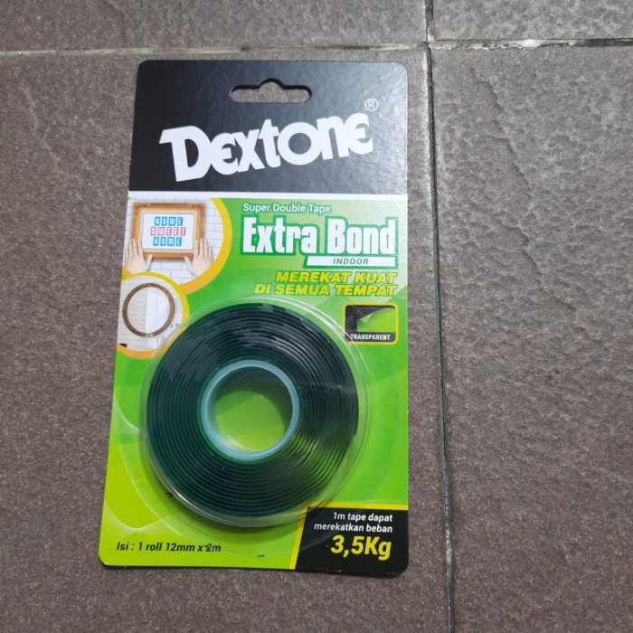 

Bergaransi Double Tape Dextone Indoor 12 Mm X 2 M Perekat Merekat Kuat Limited
