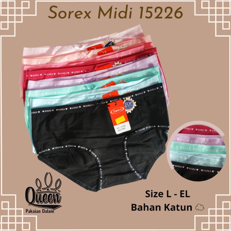 Celana Dalam Sorex 15226 | CD Sorex Katun | Celana Dalam Wanita Sorex