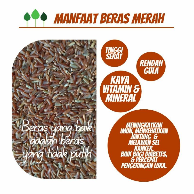 

Beras Complete Mix - Beras Merah Dg Beras Coklat Premium Lumbung Tampomas 1KG
