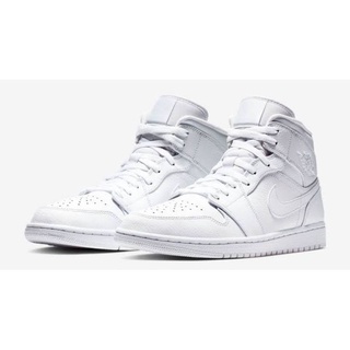 aj1 mid triple white