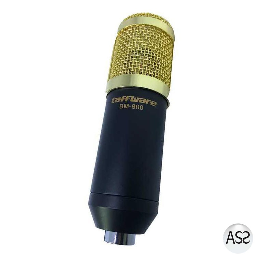 ASS Shop - TaffSTUDIO Mikrofon Kondenser Studio dengan Shock Proof Mount - BM-800