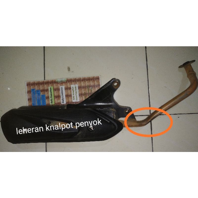 knalpot honda beat fi beat karbu beat new fi standar ori AHM honda mines leheran penyok