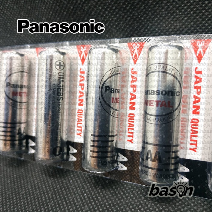 Baterai Panasonic Metal AA - isi A2 12 pcs - Carbon Zinc 1.5V