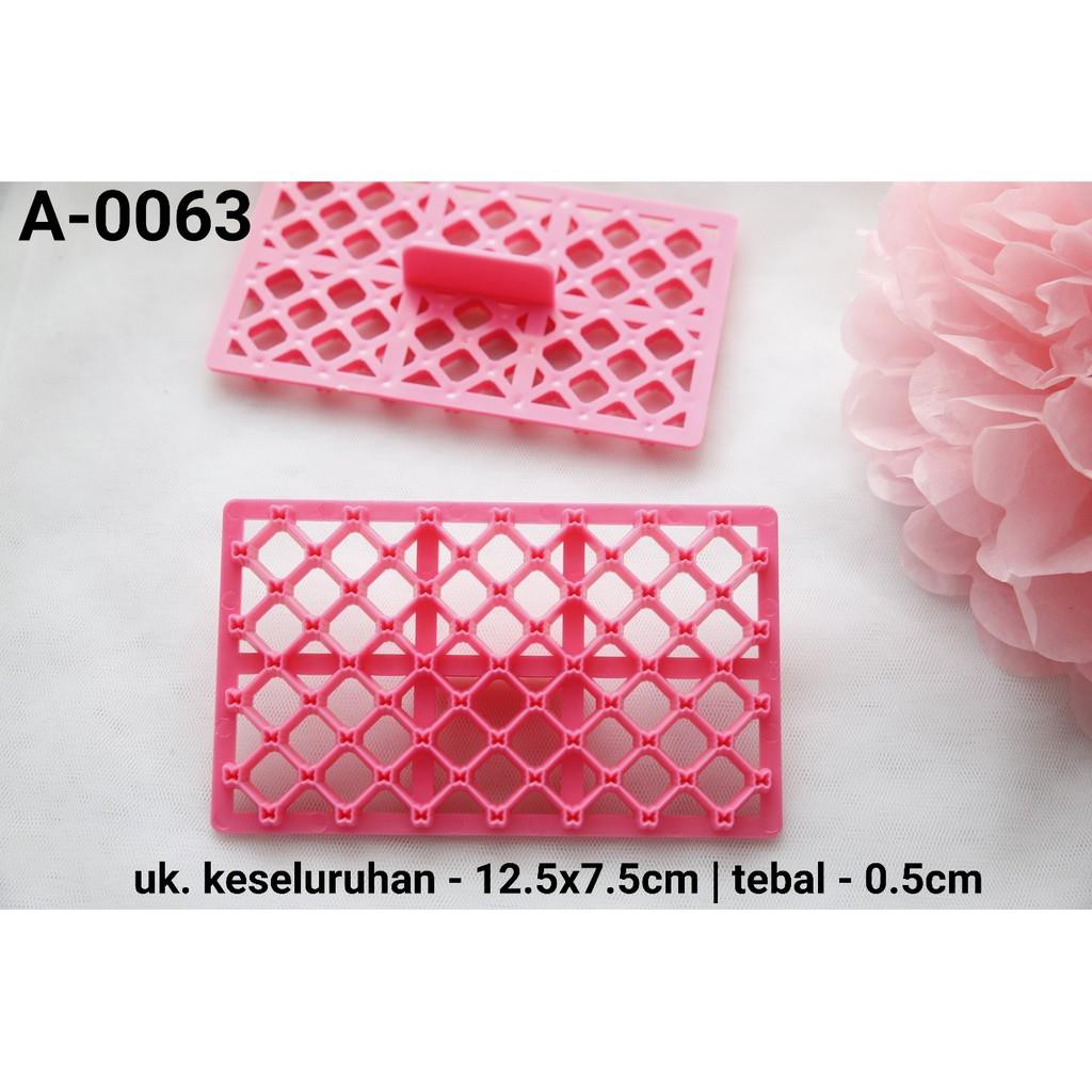 A-0063 Embosser fondant stamp motif fondant cake cupcake cookie mold