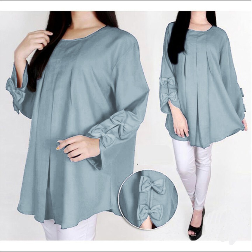 BLOUSE WANITA | ATASAN WANITA | BAJU JUMBO | BAJU WANITA | BLOUSE JUMBO | PAKAIAN WANITA JUMBO KIRA