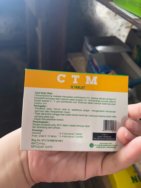 CTM obat alergi gatal