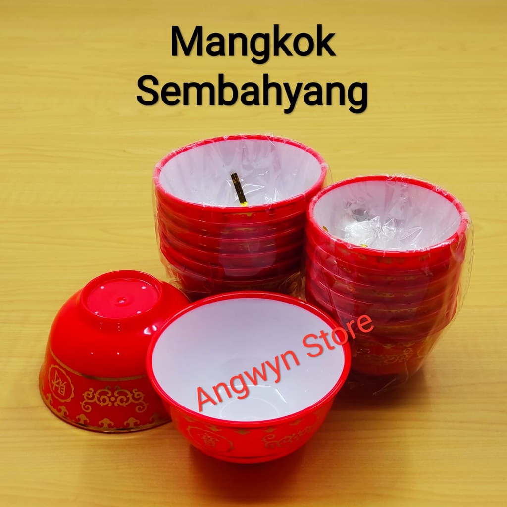 Mangkok Sembahyang Puja Plastik